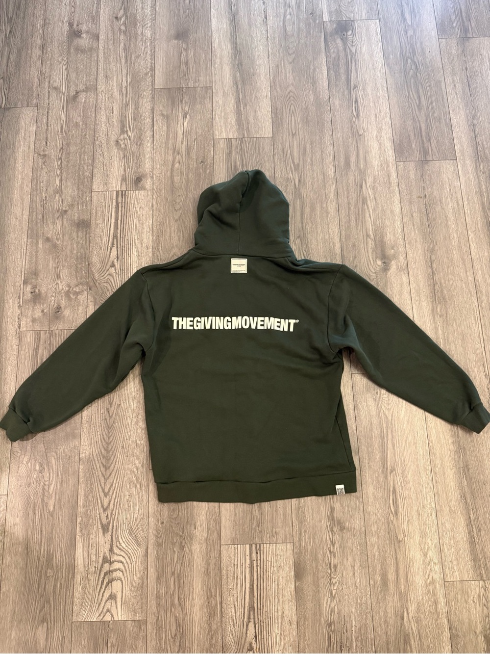 The Giving Movement Full Zip Hoodie Men’s Size M / L Olive Green Jacket